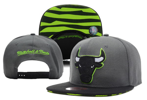 Chicago Bulls Grey Snapback Hat XDF 0528